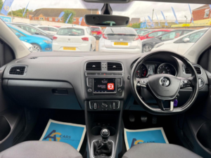 2017 Volkswagen Polo 1.0 Bluemotion Tech Match Edition Euro 6 (s/s) 5dr in Blue — image 3