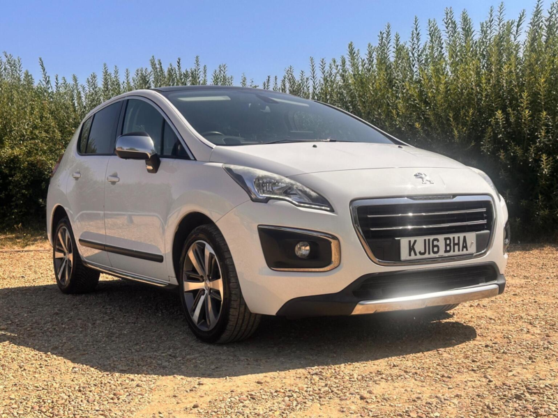 2016 Peugeot 3008 1.6 Bluehdi Allure Euro 6 (s/s) 5dr in White — image 1