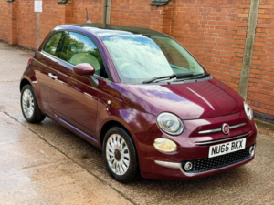 2015 Fiat 500 1.2 Lounge Euro 6 (s/s) 3dr in Red — image 2