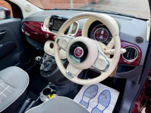 2015 Fiat 500 1.2 Lounge Euro 6 (s/s) 3dr in Red — image 4