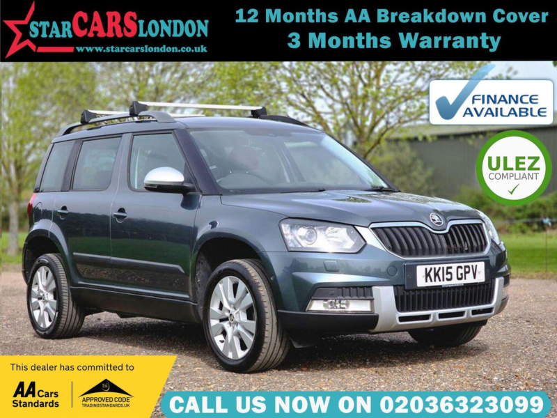 2015 Skoda Yeti 1.2 Tsi Se L Outdoor DSG Euro 6 (s/s) 5dr in Grey — image 1