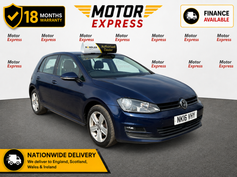 2016 Volkswagen Golf 1.6 Tdi Bluemotion Tech Match Edition in Blue — image 1