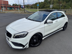 2016 Mercedes-Benz A Class 1.5 A180d Amg Line (premium Plus) Euro 6 (s/s) 5dr in White — image 3