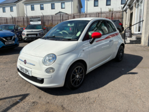 2013 Fiat 500 1.2 Pop Hatchback 3dr Petrol Manual Euro 4 (69 Bhp) in White — image 2