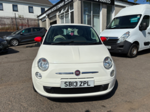 2013 Fiat 500 1.2 Pop Hatchback 3dr Petrol Manual Euro 4 (69 Bhp) in White — image 3
