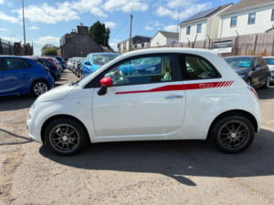 2013 Fiat 500 1.2 Pop Hatchback 3dr Petrol Manual Euro 4 (69 Bhp) in White — image 4