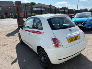 2013 Fiat 500 1.2 Pop Hatchback 3dr Petrol Manual Euro 4 (69 Bhp) in White — image 5