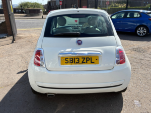 2013 Fiat 500 1.2 Pop Hatchback 3dr Petrol Manual Euro 4 (69 Bhp) in White — image 6
