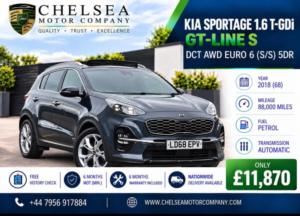 2018 Kia Sportage 1.6 T-Gdi Gt-Line S Dct AWD Euro 6 (s/s) 5dr in Grey — image 2