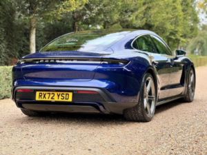 2022 Porsche Taycan Performance Plus 93.4kwh Turbo Auto 4WD 4dr (11kw Charger) in Blue — image 6