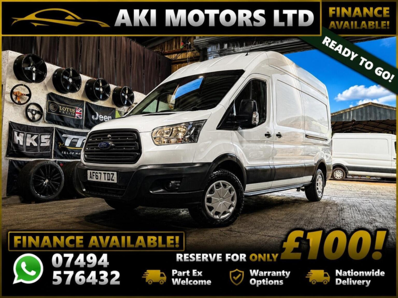 2017 Ford Transit 2.0 350 Ecoblue Rwd L3 H3 Euro 6 5dr in White — image 1
