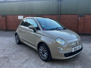 2015 Fiat 500 1.2 Lounge Euro 6 (s/s) 3dr in Brown — image 2