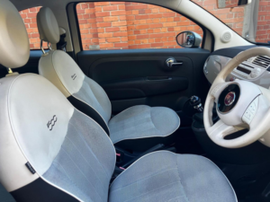2015 Fiat 500 1.2 Lounge Euro 6 (s/s) 3dr in Brown — image 3
