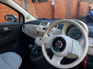 2015 Fiat 500 1.2 Lounge Euro 6 (s/s) 3dr in Brown — image 5