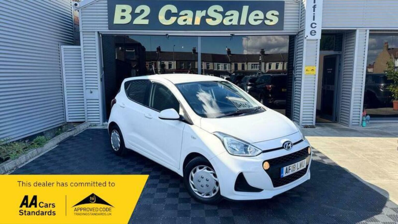 2018 Hyundai I10 1.2 Se Auto Euro 6 5dr in White — image 1