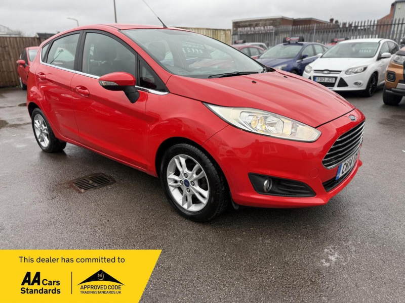 2014 Ford Fiesta 1.0t Ecoboost Zetec Euro 5 (s/s) 5dr in Red — image 1