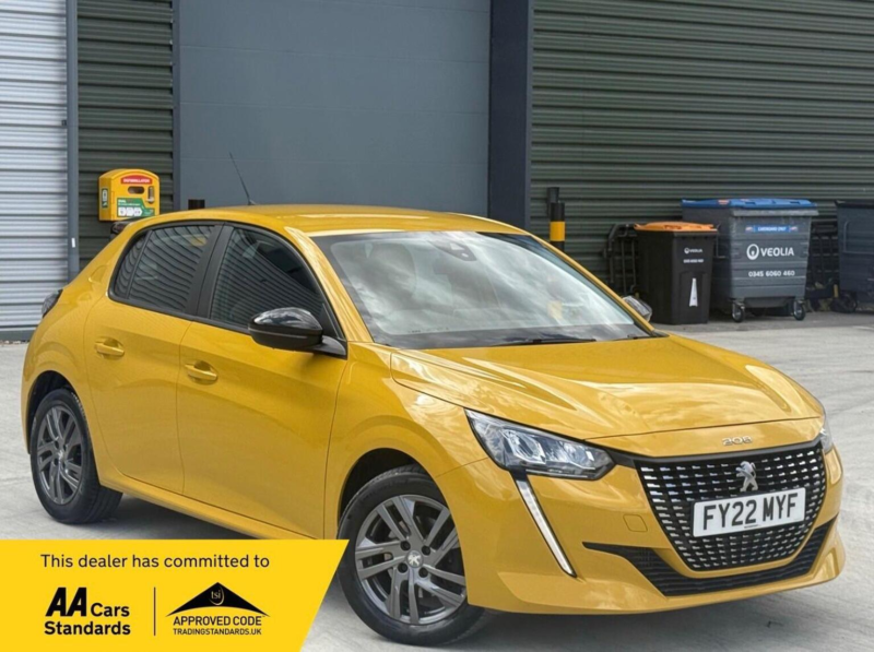 2022 Peugeot 208 1.2 Puretech Active Premium Eat Euro 6 (s/s) 5dr in Yellow — image 1