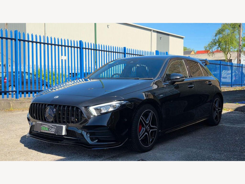 2022 Mercedes-Benz A Class 1.3 A180 Amg Line Edition (executive) 7g-Dct Euro 6 (s/s) 5dr in Black — image 1