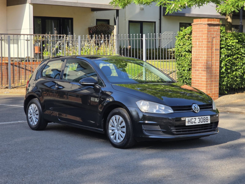 2014 Volkswagen Golf 1.2 Tsi Bluemotion Tech S Hatchback 3dr Petrol Manual Euro 5 (s/s) (85 Ps) in Black — image 1