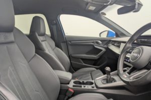 2022 Audi A3 1.5 Tfsi 35 S Line Sportback 5dr Petrol Manual Euro 6 (s/s) (150 Ps) in Blue — image 3
