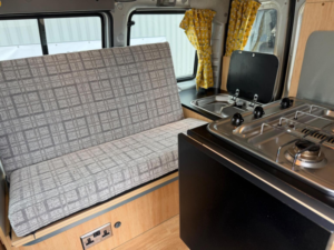 2008 Fiat Doblo Danbury Camper Van Pro Conversion 2 Berth Micro Camper in Grey — image 4