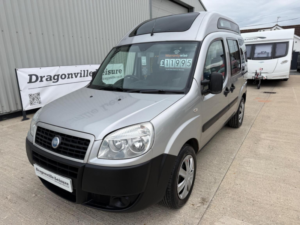 2008 Fiat Doblo Danbury Camper Van Pro Conversion 2 Berth Micro Camper in Grey — image 5