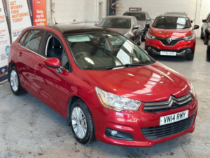 2014 Citroen C4 1.2 E-Thp Vtr+ Euro 6 (s/s) 5dr in Red — image 2