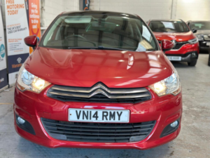 2014 Citroen C4 1.2 E-Thp Vtr+ Euro 6 (s/s) 5dr in Red — image 3