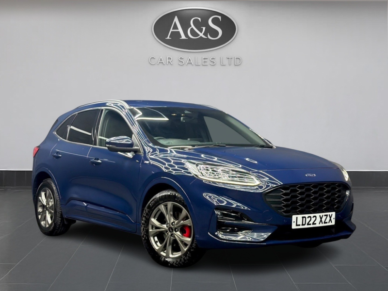 2022 Ford Kuga 2.5 Kuga St-Line Edition 5 Door 2.5l Duratec Fhev 190ps Fwd CVT Automatic in Blue — image 1