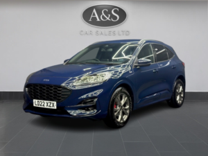 2022 Ford Kuga 2.5 Kuga St-Line Edition 5 Door 2.5l Duratec Fhev 190ps Fwd CVT Automatic in Blue — image 6