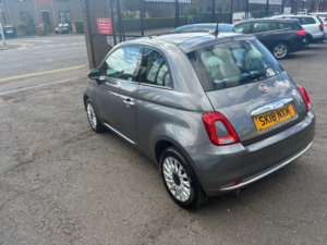 2018 Fiat 500 1.2 Lounge Hatchback 3dr Petrol Manual Euro 6 (s/s) (69 Bhp) in Grey — image 5