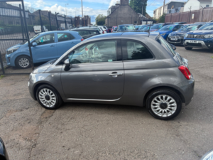 2018 Fiat 500 1.2 Lounge Hatchback 3dr Petrol Manual Euro 6 (s/s) (69 Bhp) in Grey — image 6