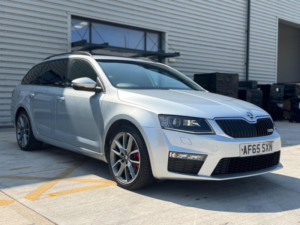 2015 Skoda Octavia 2.0 Tdi Vrs Euro 6 (s/s) 5dr (snav) in Silver — image 5
