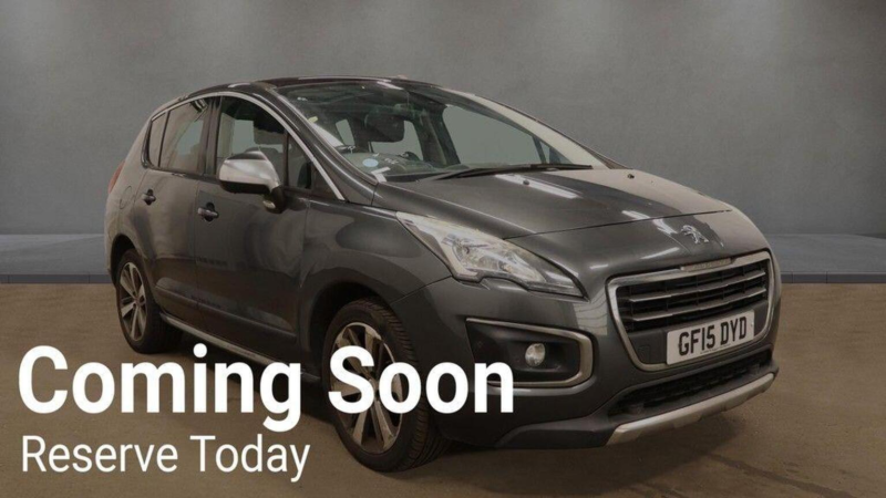 2015 Peugeot 3008 1.6 Bluehdi Allure Etg Euro 6 (s/s) 5dr in Grey — image 1