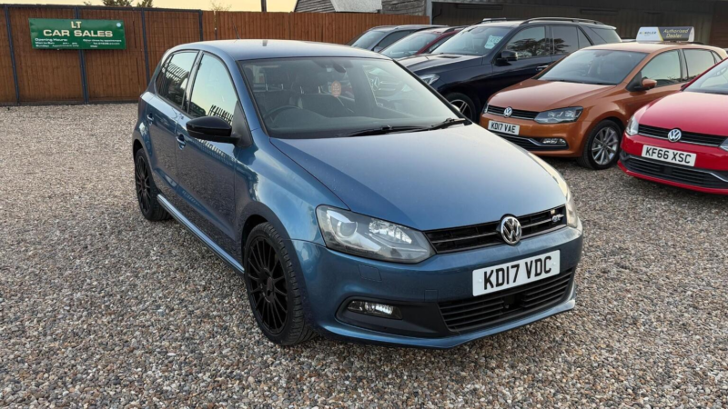 2017 Volkswagen Polo 1.4 Tsi Bluemotion Tech Act Bluegt DSG Euro 6 (s/s) 5dr in Blue — image 1