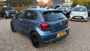 2017 Volkswagen Polo 1.4 Tsi Bluemotion Tech Act Bluegt DSG Euro 6 (s/s) 5dr in Blue — image 4