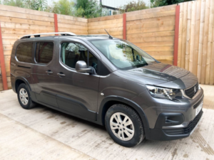 2021 Peugeot Rifter L2 Lwb 5 SEAT Petrol Auto Wheelchair Accessible Disabled Access Vehicle Wav in Grey — image 3