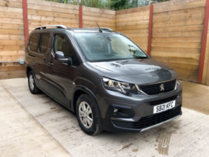 2021 Peugeot Rifter L2 Lwb 5 SEAT Petrol Auto Wheelchair Accessible Disabled Access Vehicle Wav in Grey — image 4