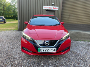 2022 Nissan Leaf 40kwh N-Connecta Auto 5dr in Red — image 2
