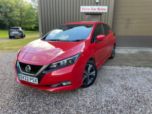 2022 Nissan Leaf 40kwh N-Connecta Auto 5dr in Red — image 3