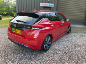 2022 Nissan Leaf 40kwh N-Connecta Auto 5dr in Red — image 6