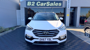 2017 Hyundai Santa Fe 2.2 Crdi Blue Drive Endurance Edition Auto 4WD Euro 6 (s/s) 5dr (7 Seat) in White — image 3