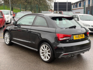 2015 Audi A1 1.4 Tfsi S Line Euro 6 (s/s) 3dr in Black — image 4