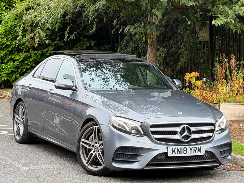 2018 Mercedes-Benz E Class 3.0 E350d V6 Amg Line (premium Plus) Saloon 4dr Diesel G-Tronic+ Euro 6 (s/s) (258 Ps) in Grey — image 1