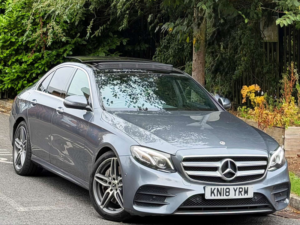 2018 Mercedes-Benz E Class 3.0 E350d V6 Amg Line (premium Plus) Saloon 4dr Diesel G-Tronic+ Euro 6 (s/s) (258 Ps) in Grey — image 2