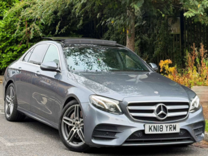 2018 Mercedes-Benz E Class 3.0 E350d V6 Amg Line (premium Plus) Saloon 4dr Diesel G-Tronic+ Euro 6 (s/s) (258 Ps) in Grey — image 3