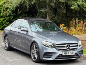 2018 Mercedes-Benz E Class 3.0 E350d V6 Amg Line (premium Plus) Saloon 4dr Diesel G-Tronic+ Euro 6 (s/s) (258 Ps) in Grey — image 5
