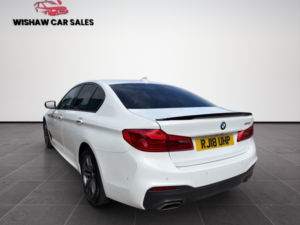 2018 BMW 5 Series 2.0 520i M Sport Saloon in White — image 5