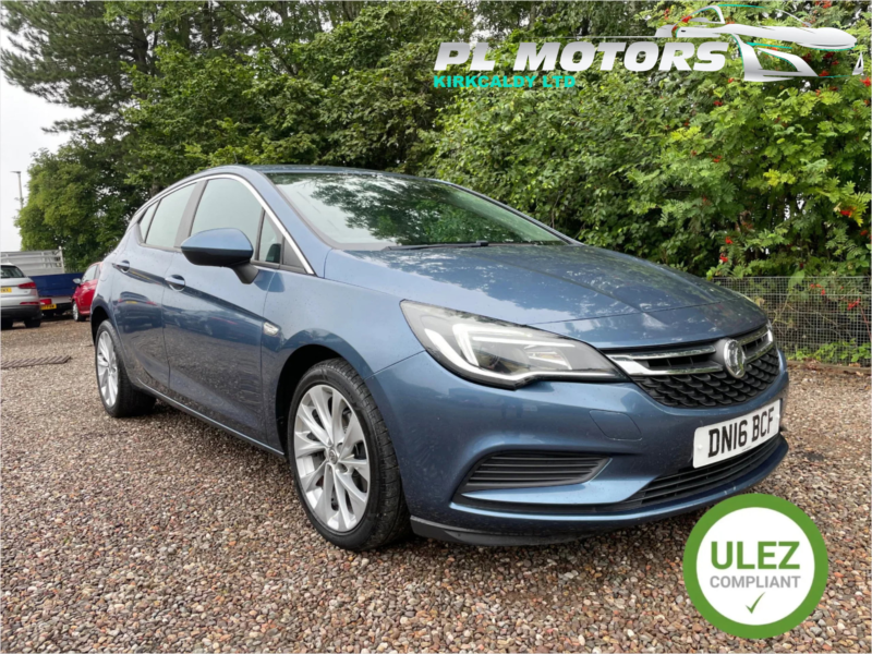 2016 Vauxhall Astra 1.0i Turbo Ecoflex Design Hatchback 5dr Petrol Manual Euro 6 (s/s) (105 Ps) in Blue — image 1