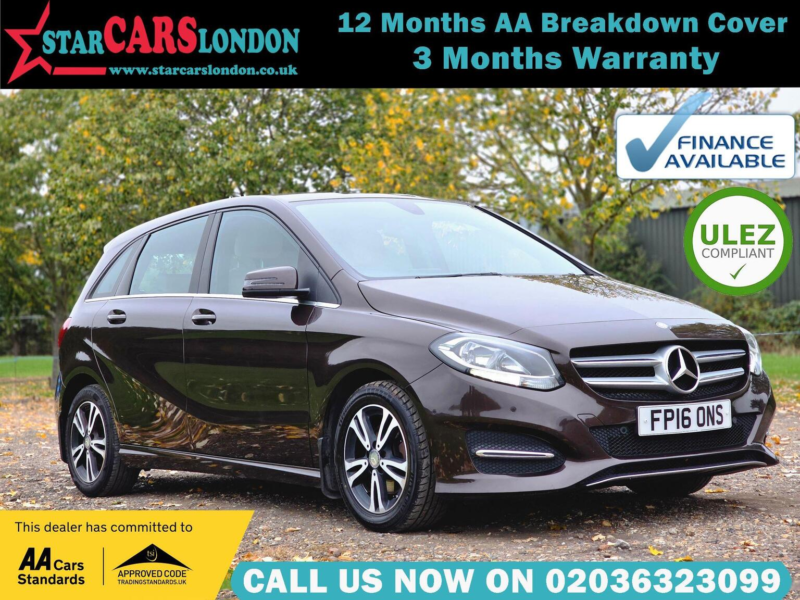 2016 Mercedes-Benz B Class 1.6 B180 Se (executive) 7g-Dct Euro 6 (s/s) 5dr in Bronze — image 1